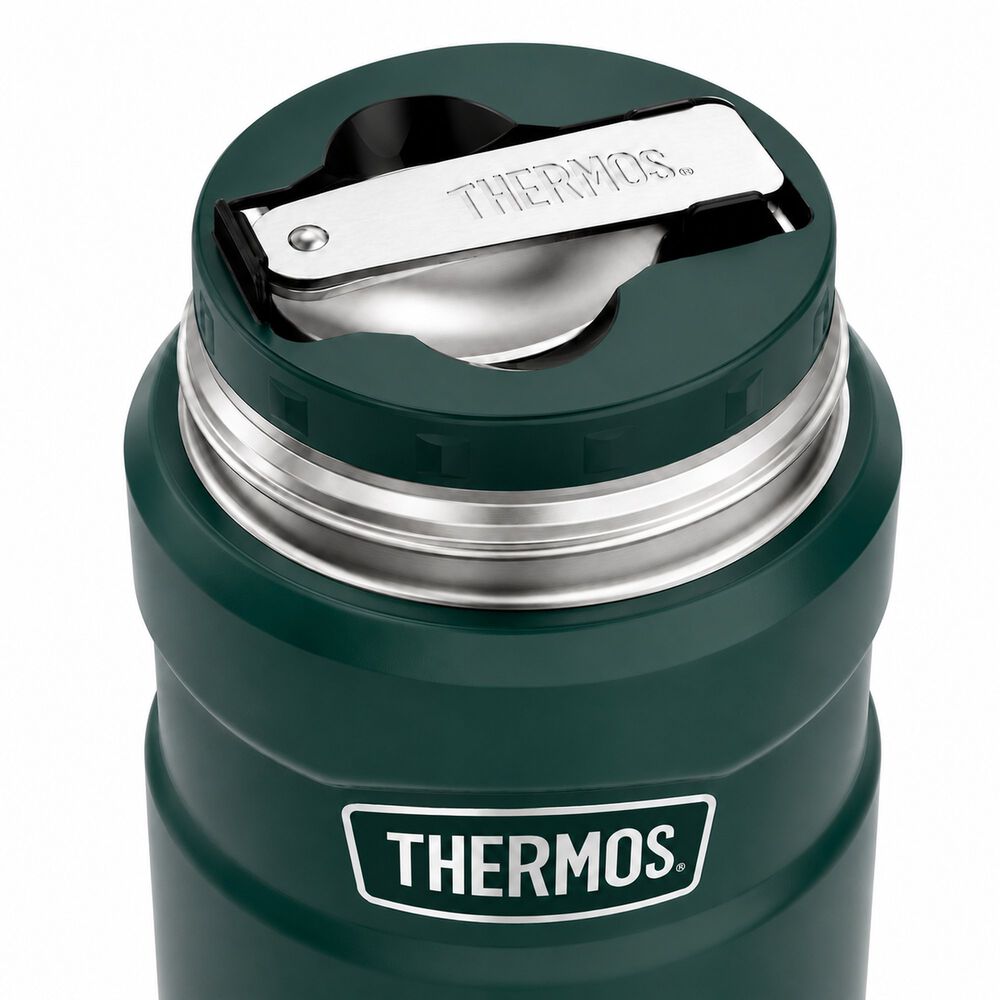 Termo De Comida Premium Inox Thermos King 470ml Verde image number 2.0