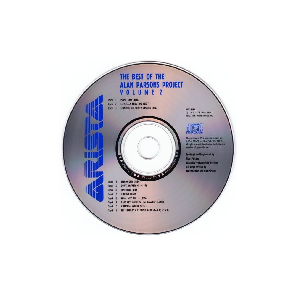 Alan Parsons Project - The Best Of - Volume 2 | Cd Usado image number 2.0