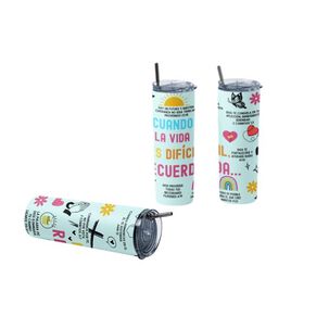 Termo Botella T&eacute;rmica Cristiano Con Vers&iacute;culos B&iacute;blicos Evang&eacute;lico