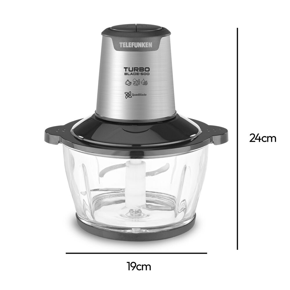 Procesadora De Alimentos 1.5lts Telefunken Turboblade 500 image number 4.0
