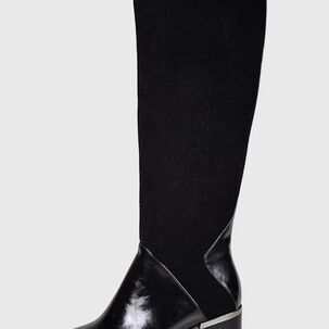 Bota Cuero Kalanit Negro