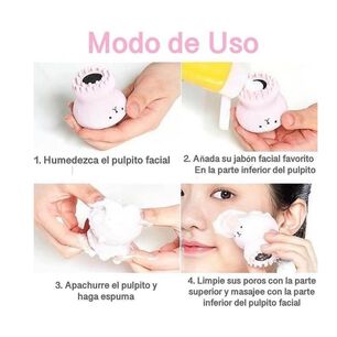 Esponja Cepillo Absorbente Limpiador Facial