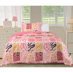 Plumón Casaideal Kids Patchwor 15p / 1.5 Plazas