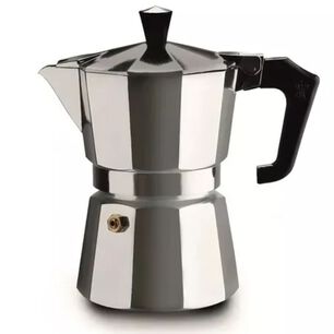 Cafetera Italiana De Aluminio 6 Tazas Cafe Desayuno
