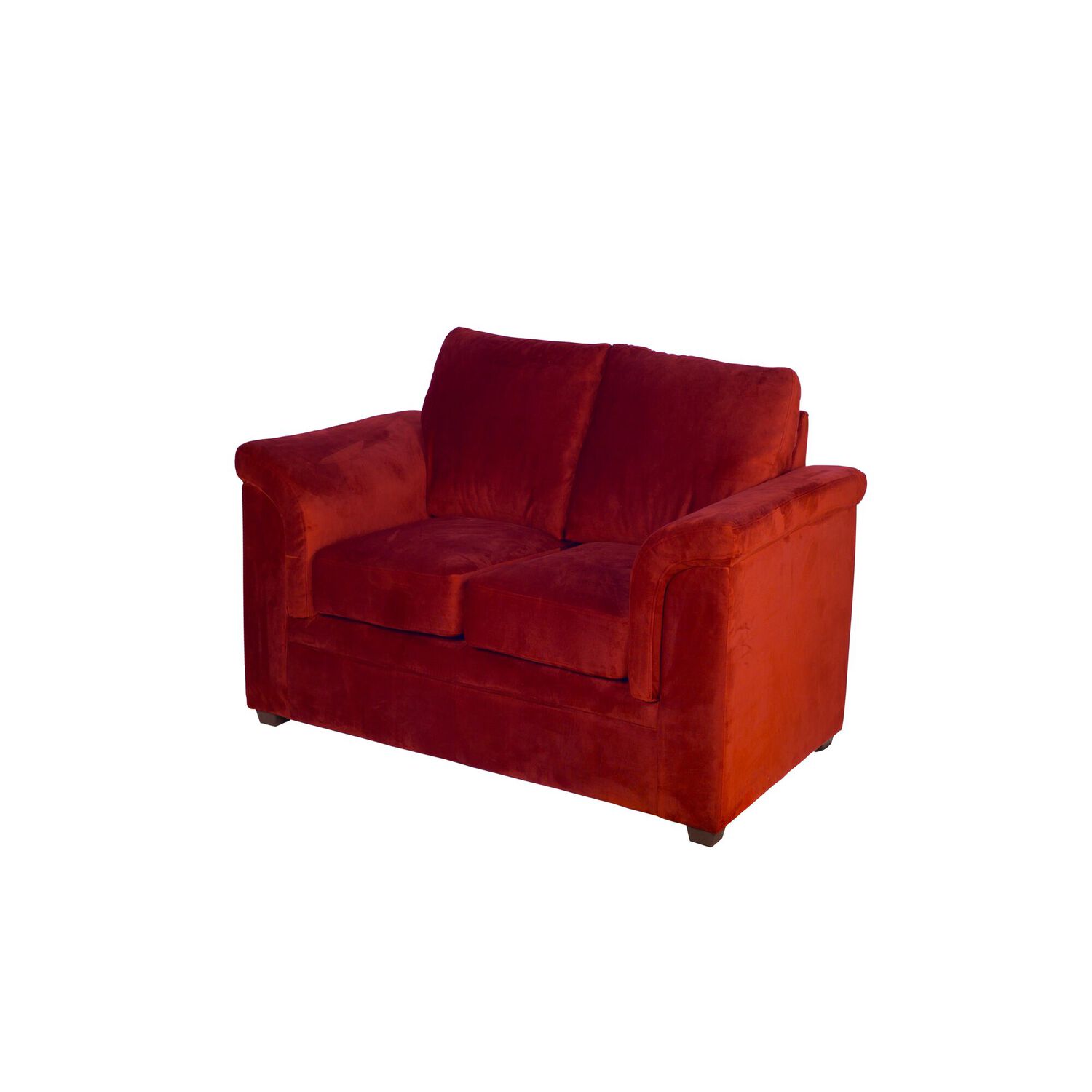 Sofa Ancona 2 Cuerpos Tela Velvet Burdeo image number 1.0