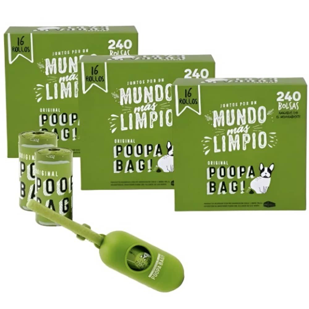 Bolsas Para Perro Biodegradables (48 Rollos + Dispensador) image number 0.0