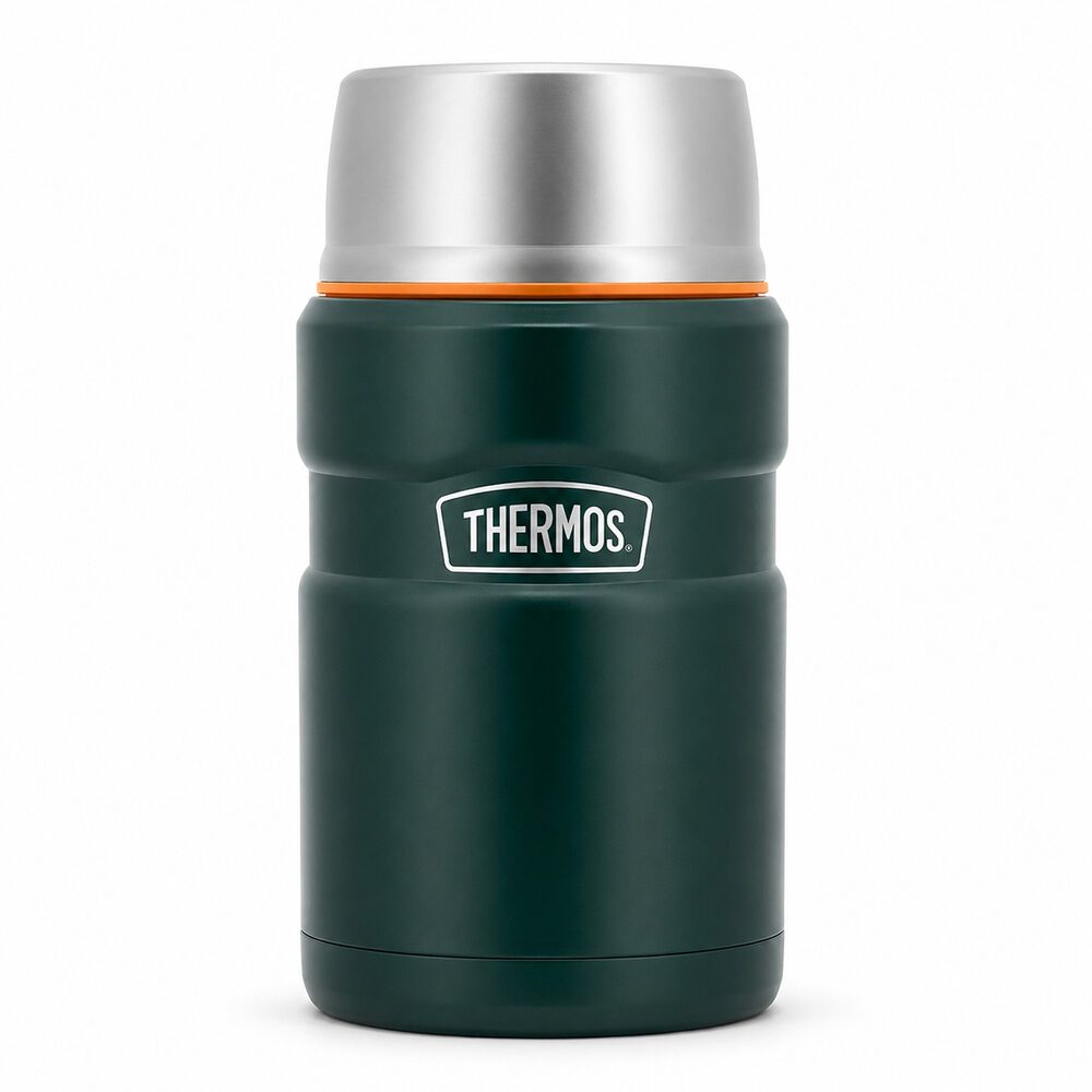 Termo De Comida Premium Inox Thermos King 470ml Verde image number 5.0
