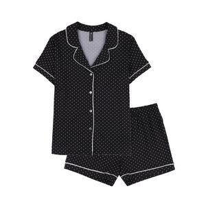 Pijama Camisero Estampado Manga Corta Mujer Geeps
