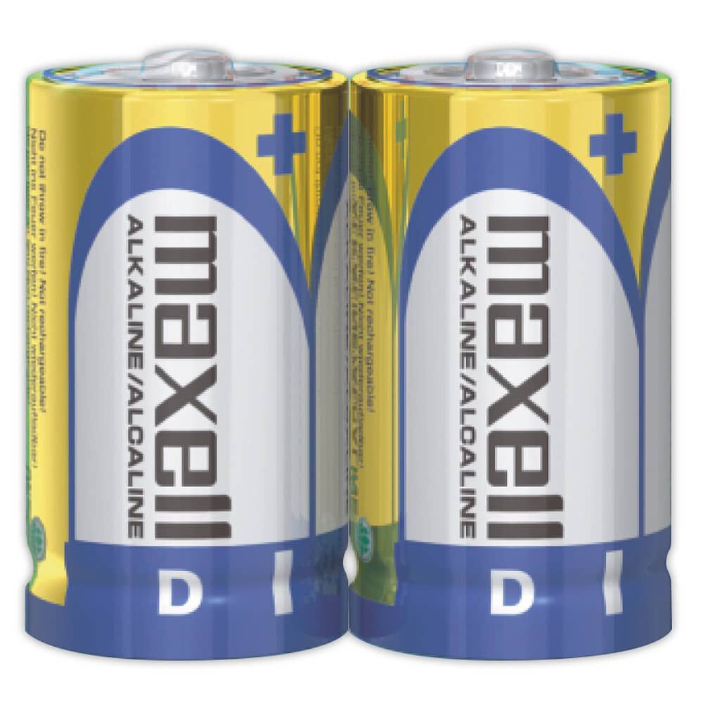 Pack 2 Pilas Alcalinas Maxell Tipo D image number 0.0
