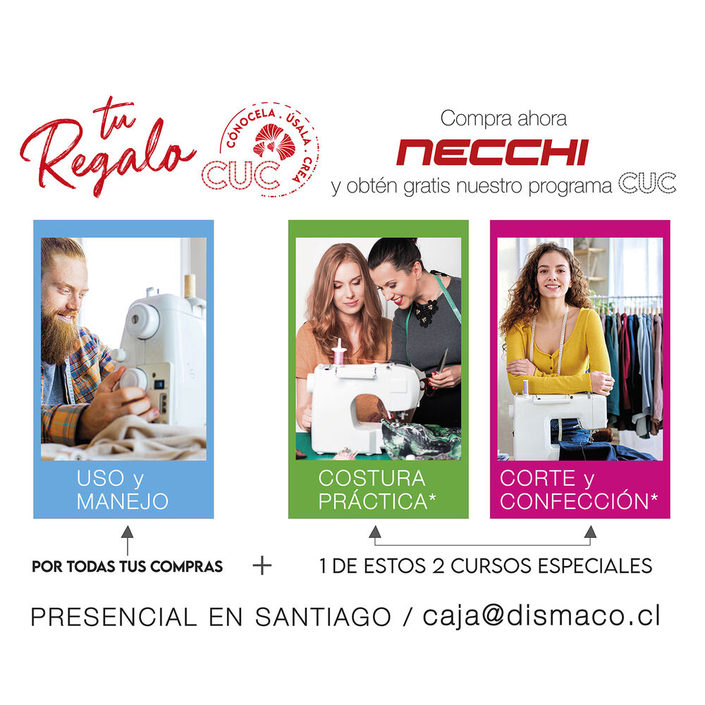 M&aacute;quina de Coser Necchi NC204D image number 1.0