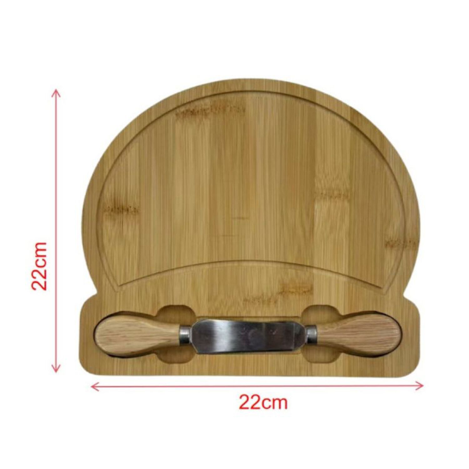 Tabla Para Quesos Picoteo Con Accesorios De Madera image number 0.0