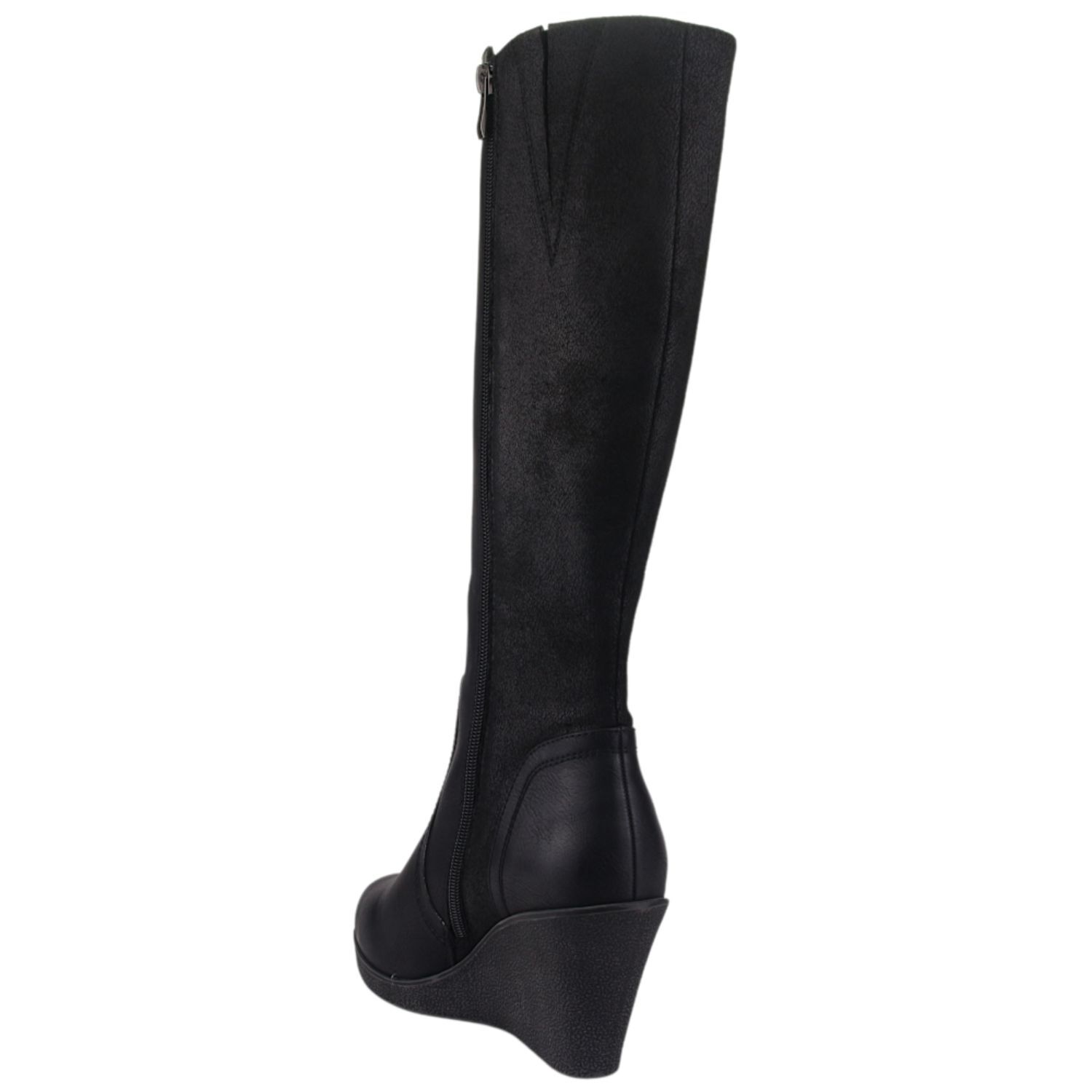 Bota Chalada Mujer Wedge-40 Negro Casual image number 3.0
