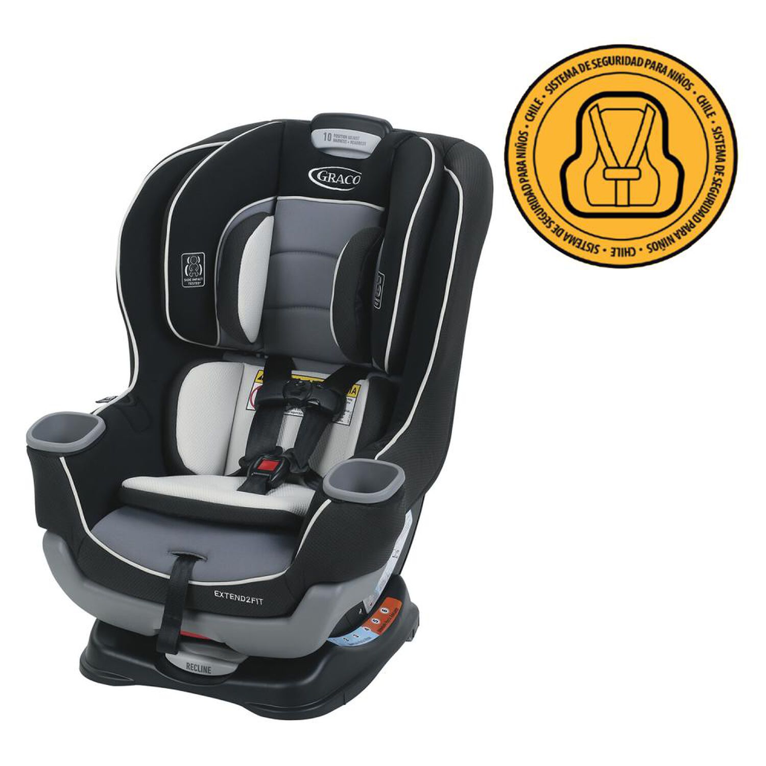 Silla De Auto Graco Extend2fit Gotham 1963212 image number 6.0