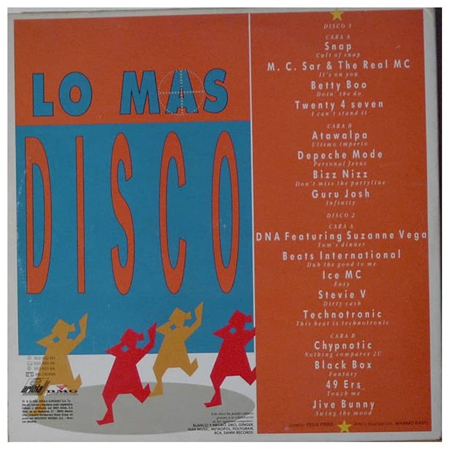 Lo Mas Disco - Varios Artistas (2lp) | Vinilo Usado image number 1.0