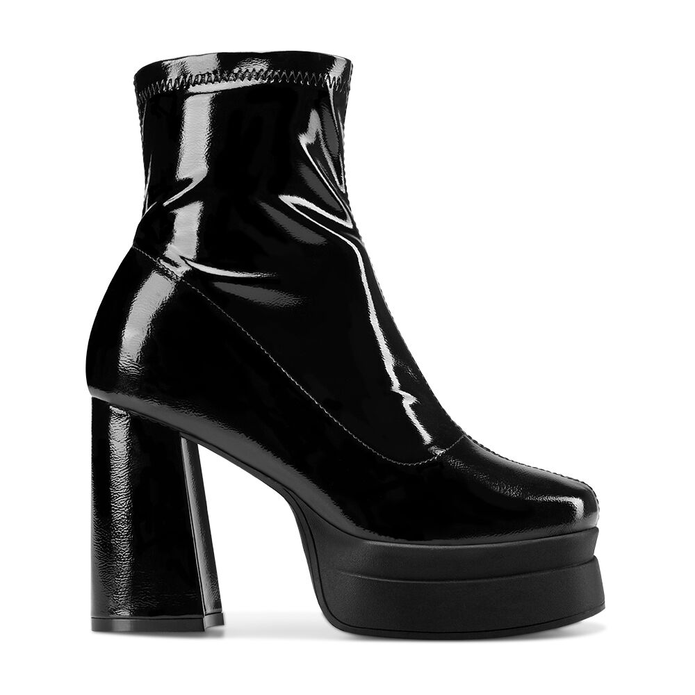 Botin Mujer Noche Negro Weide image number 0.0