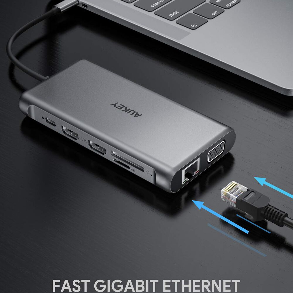 Aukey Hub 12 En 1 Usb-c Gris - Cb-c78 image number 5.0