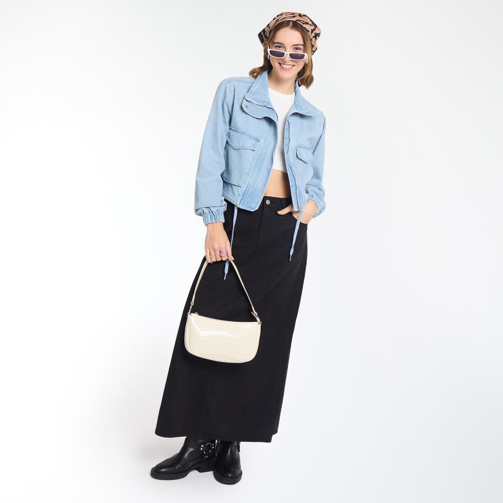 Chaqueta Crop Cargo Cuello Alto Mujer Freedom image number 1.0