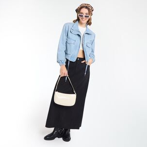 Chaqueta Crop Cargo Cuello Alto Mujer Freedom