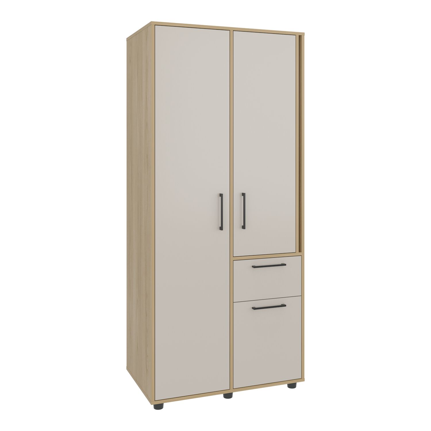 Closet 3 Puertas Y1 Cajon 180x80x52 Cm Caf&eacute; Claro image number 0.0