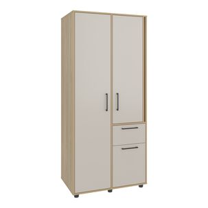 Closet 3 Puertas Y1 Cajon 180x80x52 Cm Caf&eacute; Claro