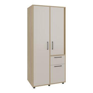 Closet 3 Puertas Y1 Cajon 180x80x52 Cm Caf&eacute; Claro