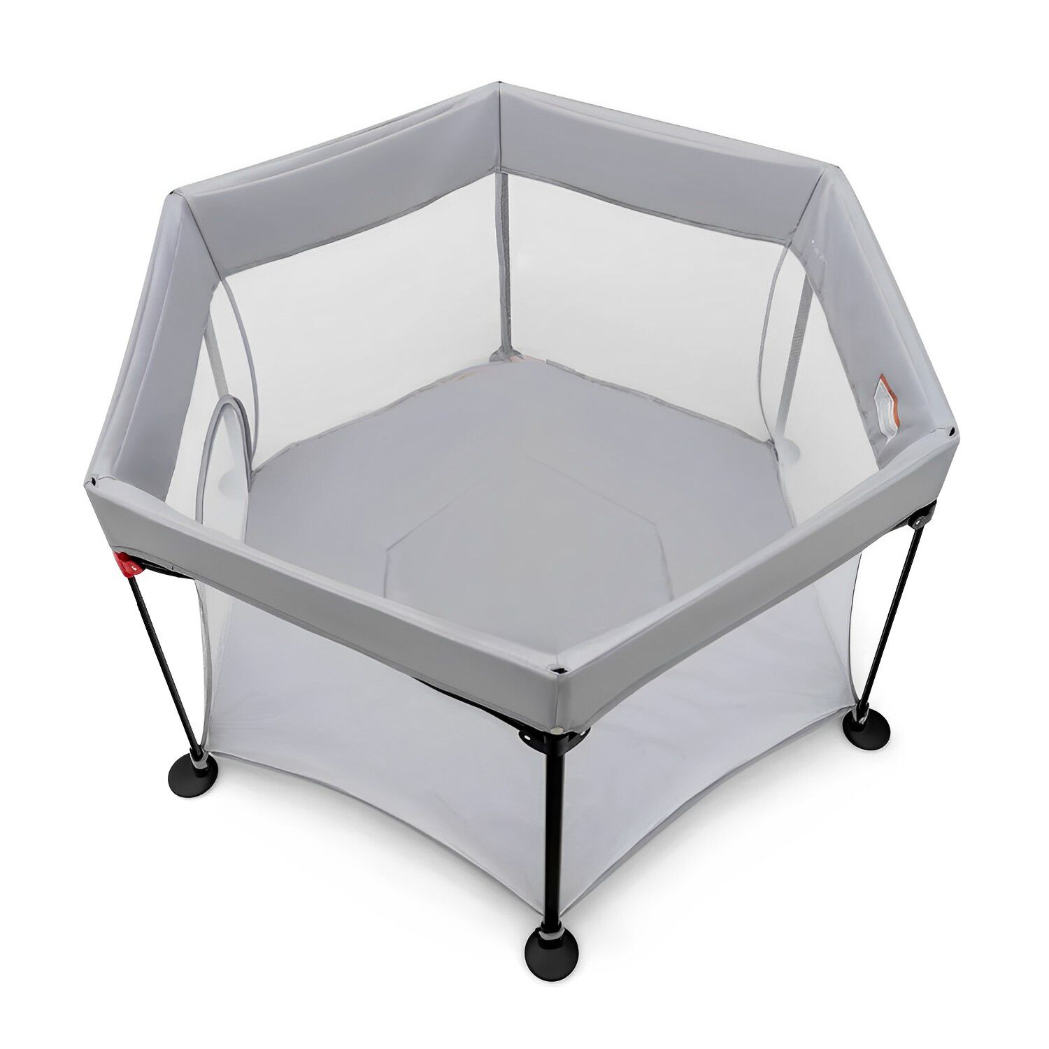 Corral Plegable Infantil Portatil Gris image number 1.0