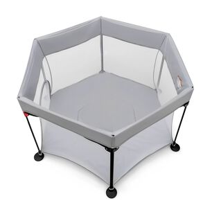 Corral Plegable Infantil Portatil Gris