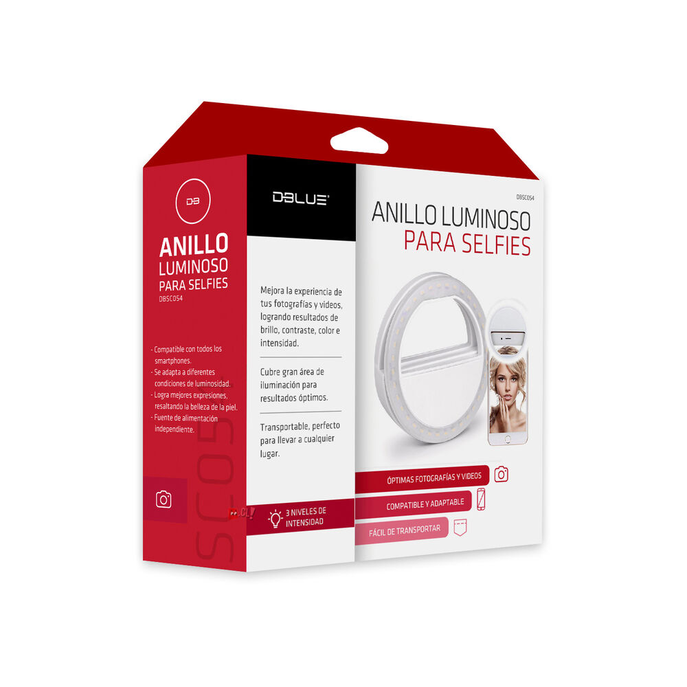 Anillo Luminoso Led Para Selfie Celular - Ps image number 3.0