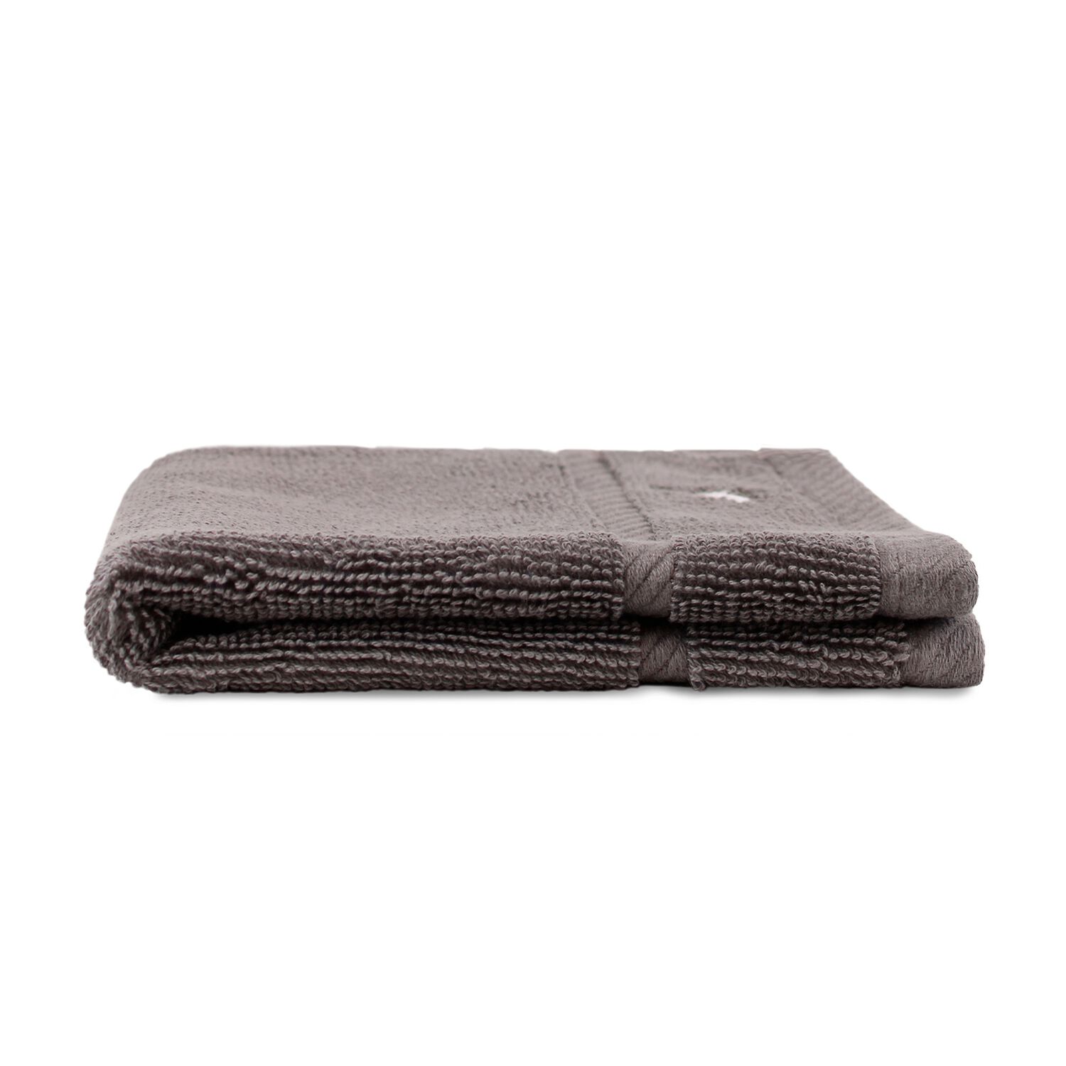 Toalla De Cara Signature Nautica 100% Algod&oacute;n 33x33cm Premium Gris Oscuro image number 2.0