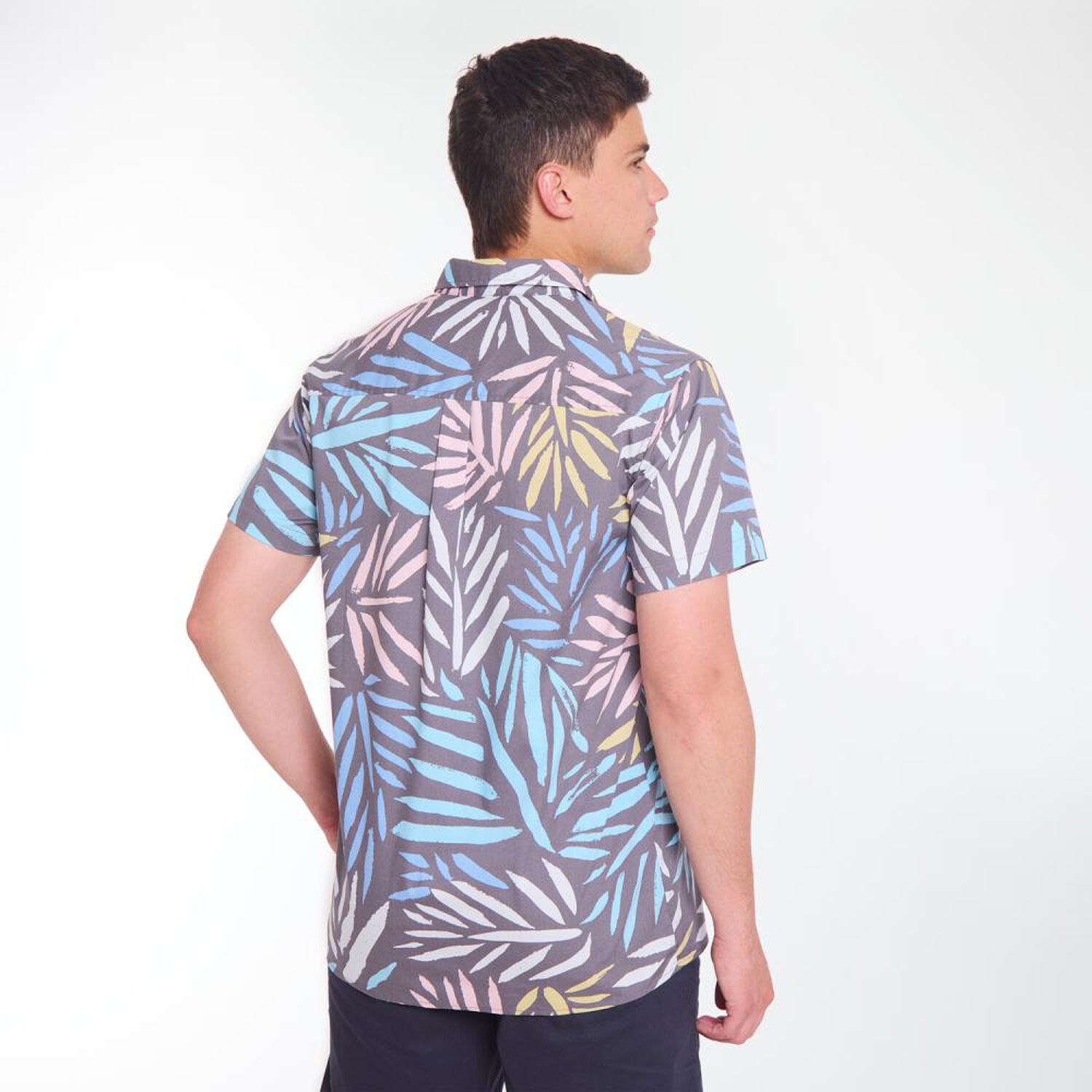 Camisa Estampada Manga Corta Hombre Ocean Pacific image number 3.0