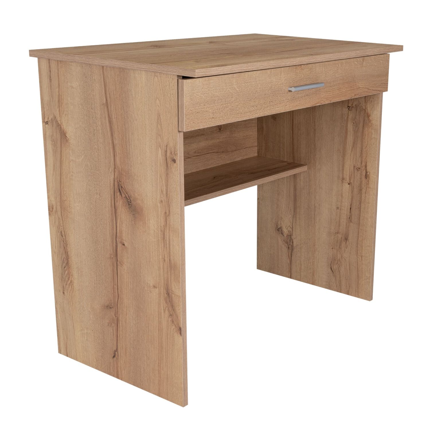 Escritorio 1 Cajon 80x73,6x49,8 Cm Caf&eacute; Claro image number 0.0