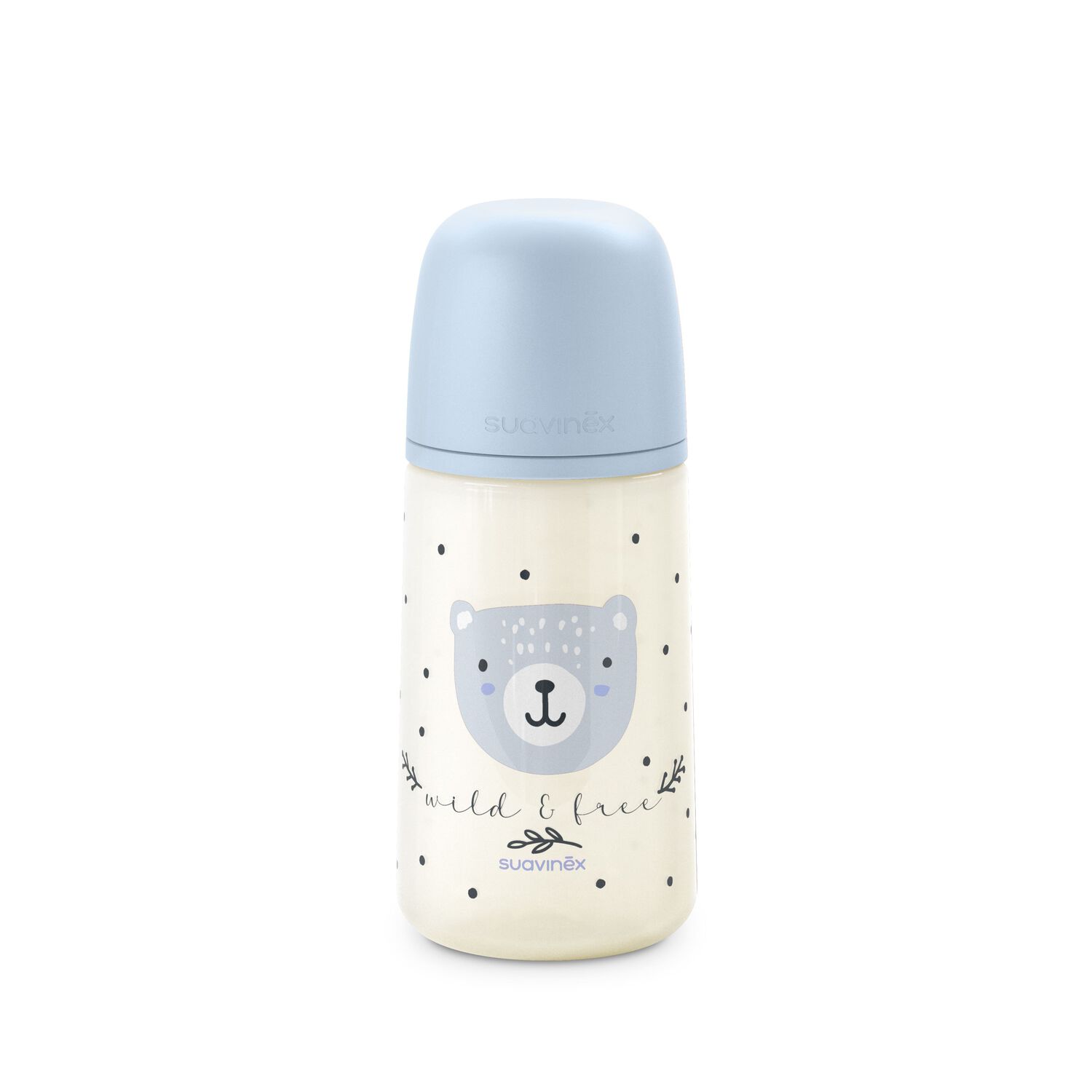 Mamadera 270ml Fisiol&oacute;gica Silicona Fm Wild Azul image number 0.0