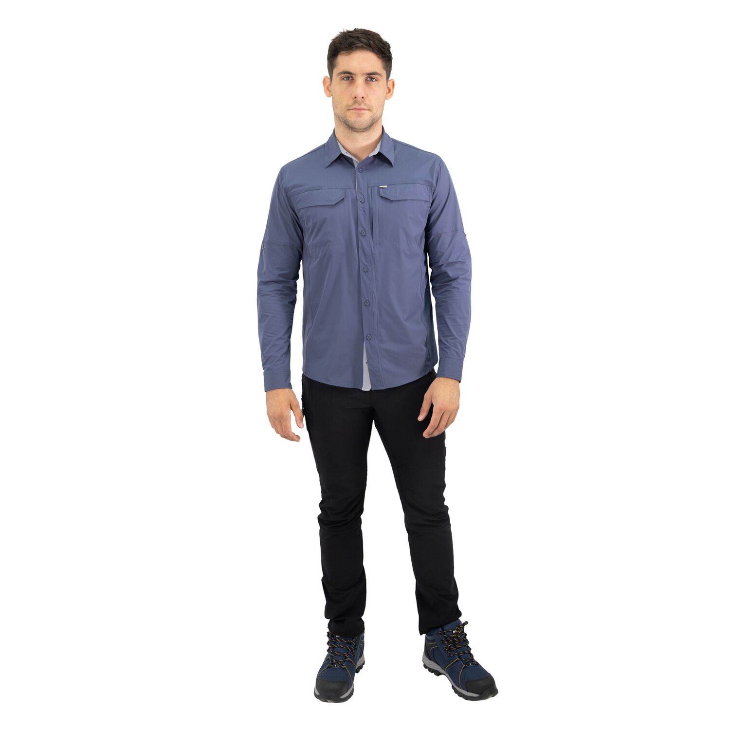 Camisa Hw Antakari Spandex Azul image number 6.0