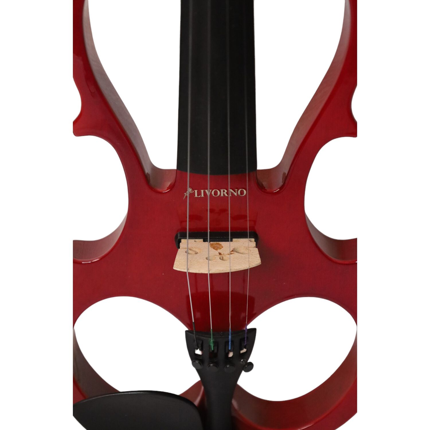 Viol&iacute;n El&eacute;ctrico Livorno 4/4 Rojo Liv-e-40rd image number 3.0
