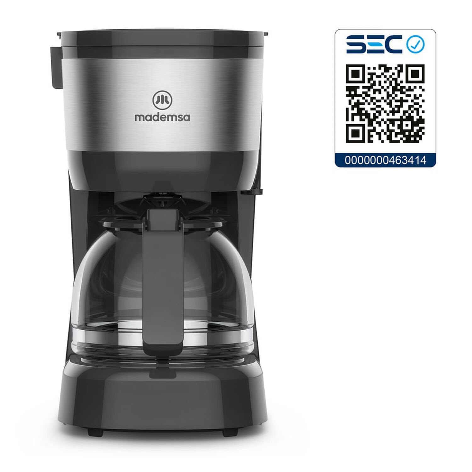 Cafetera El&eacute;ctrica Mademsa 0,6l Jarra De Vidrio 600w Mcm10 image number 8.0