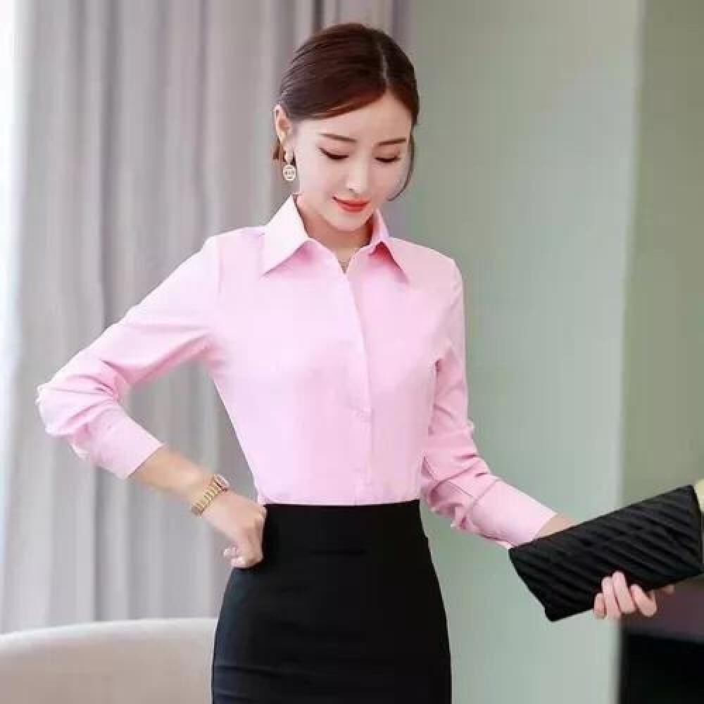 Blusa De Vestir Formal Para Mujer Para Trabajar Manga Larga image number 5.0