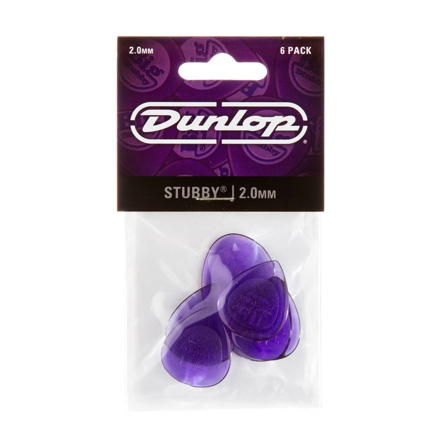 U&ntilde;etas Dunlop 474 Stubby Jazz De 2.0mm Pack 6un image number 2.0