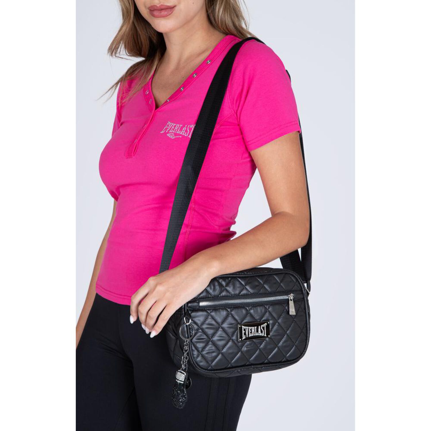 Bolso Party Quilted Cosmic Negro Everlast image number 3.0