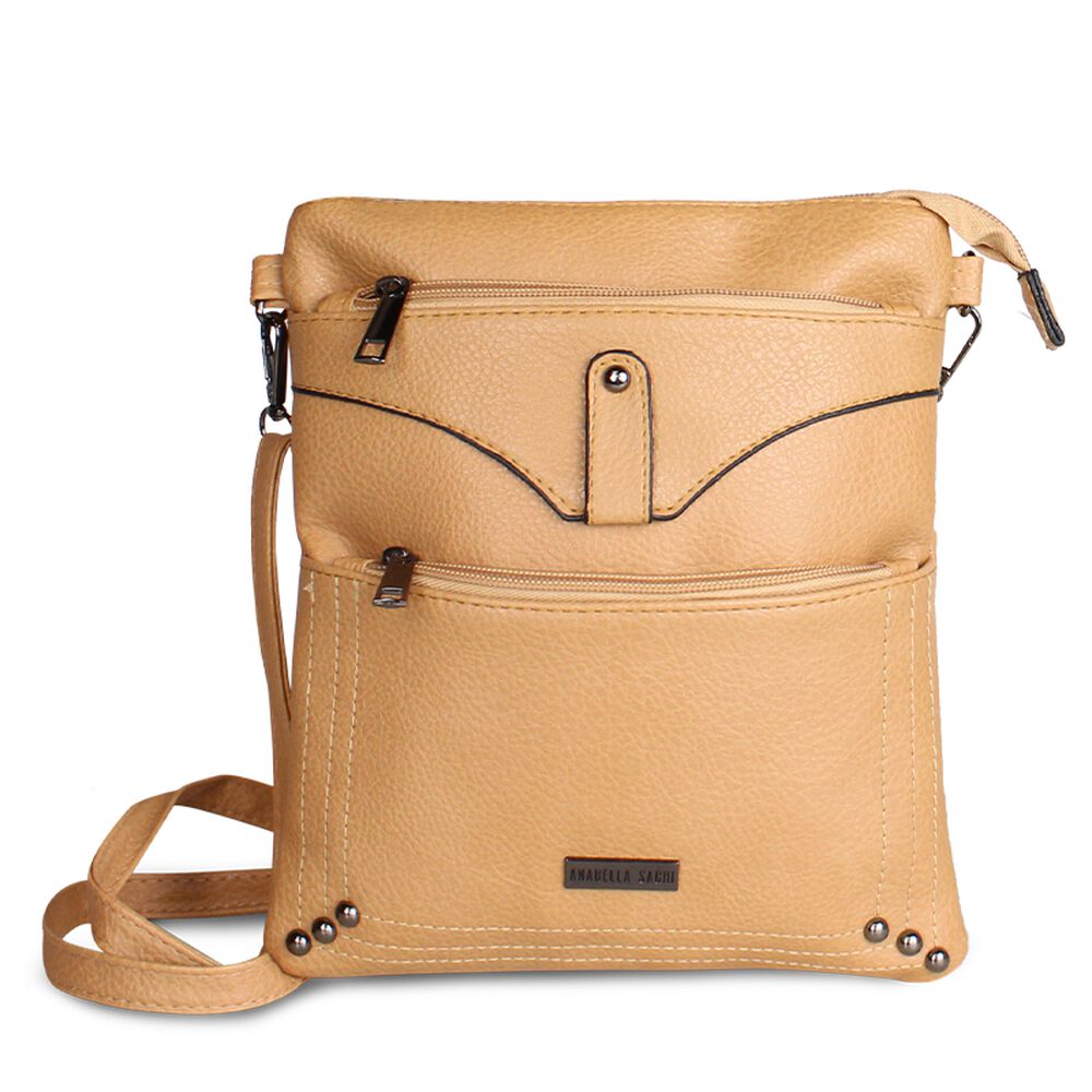 Cartera Bandolera Felicia Camel Anabella Sachi image number 3.0