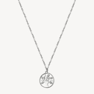 Collar Brosway Bhkn093 Plateado Mujer