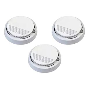 Pack 3 Detectores Humo Inal&aacute;mbricos Bater&iacute;a 9v 85db
