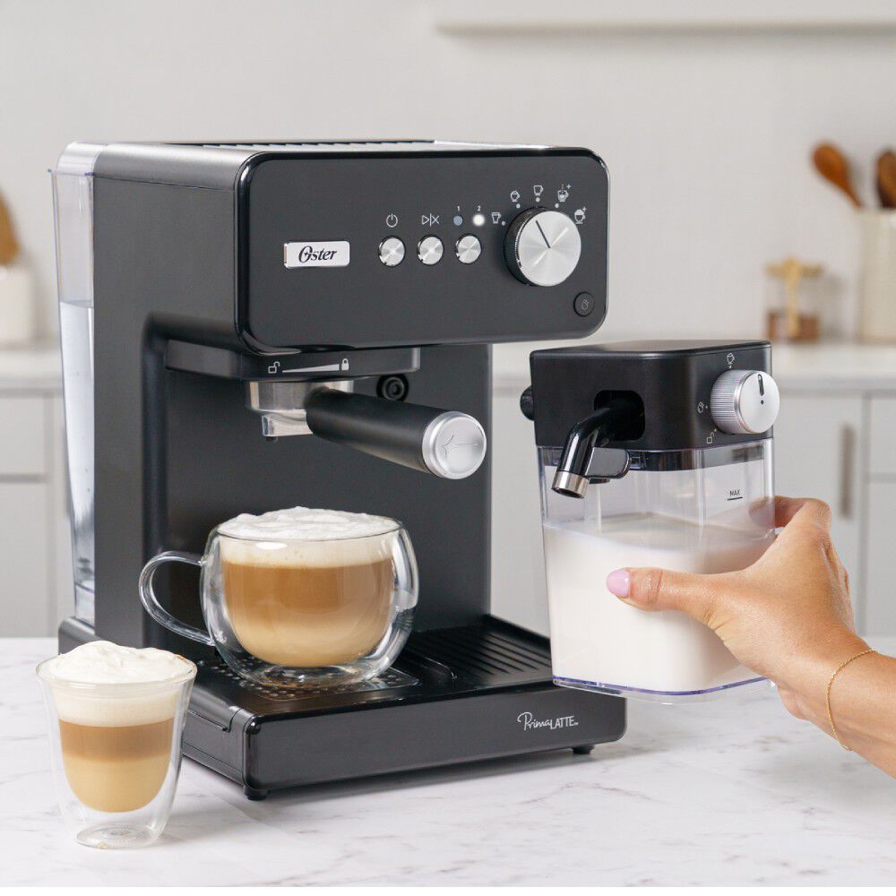 Cafetera Automática Oster Primalatte Negro Bvstem6604bk image number 6.0