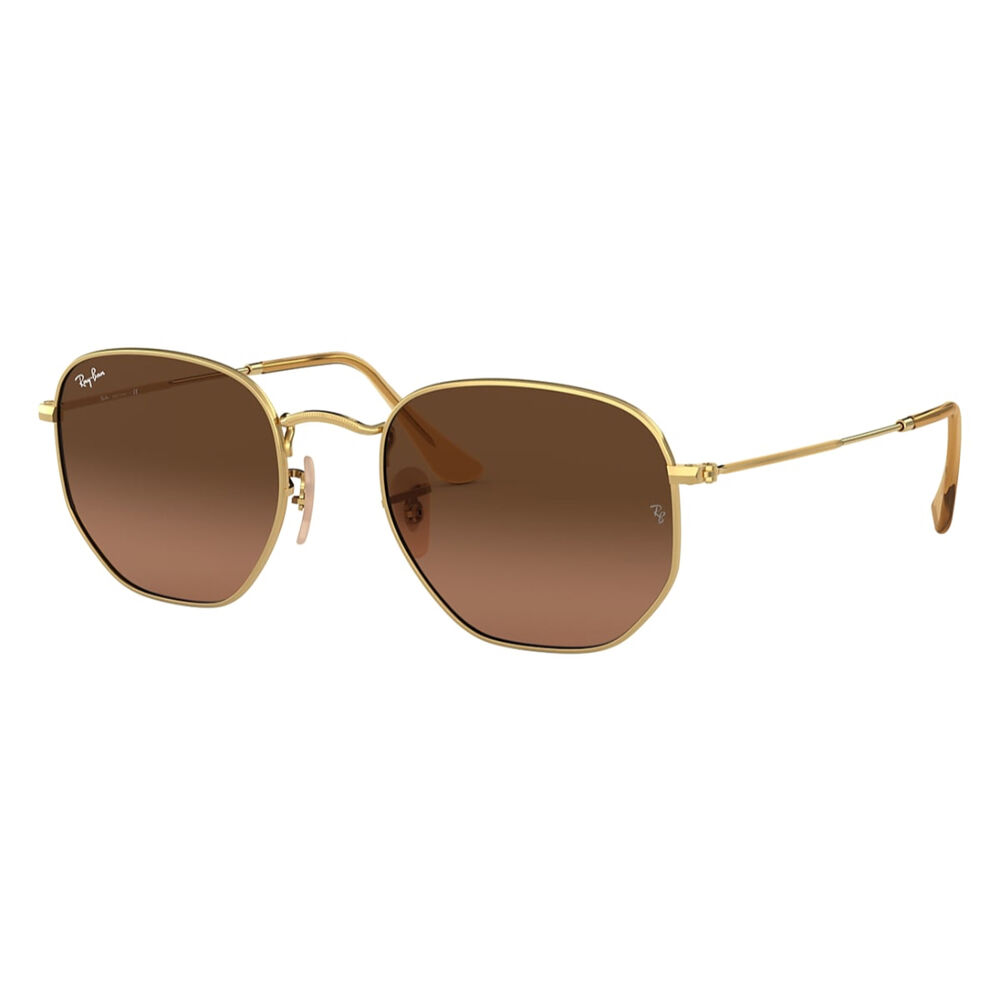 Lentes De Sol Hexagonal Dorado Ray-ban image number 1.0