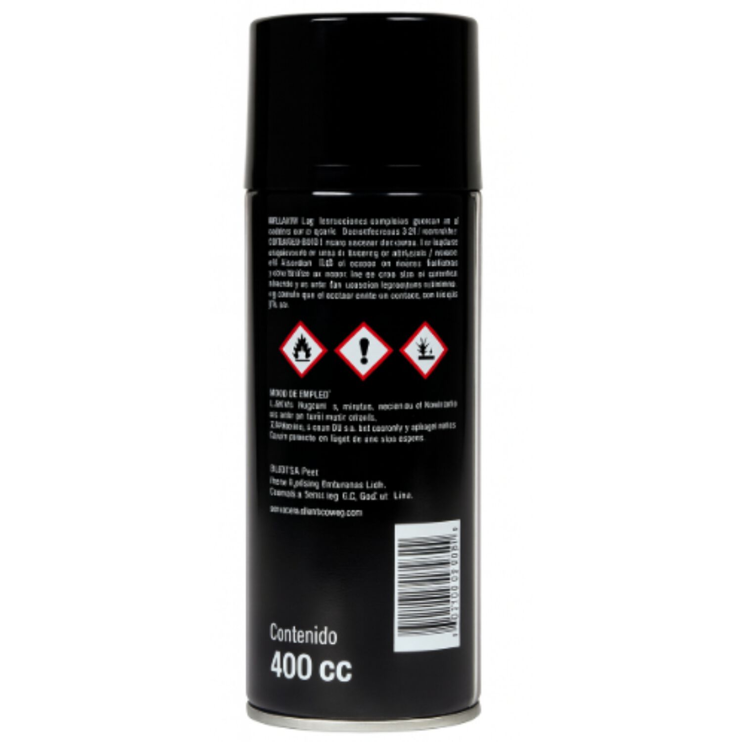 Pintura En Spray Uso General Secado R&aacute;pido Rex 400ml Negra image number 1.0