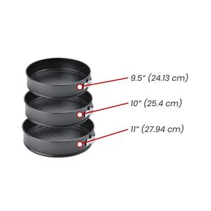 Set 3 Moldes Redondas Desmontables