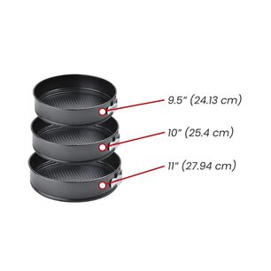 Set 3 Moldes Redondas Desmontables