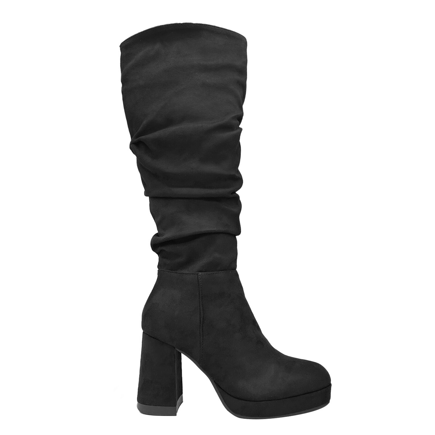 Bota Para Mujer Color Negro Estilo Corrugado. image number 4.0
