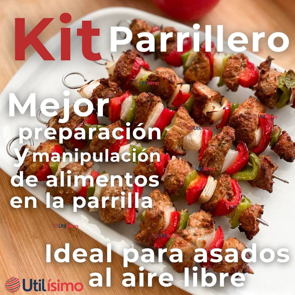 Pack 12 Pinchos De 40cm Para Anticuchos Brochetas Asados Mango De Madera image number 3.0