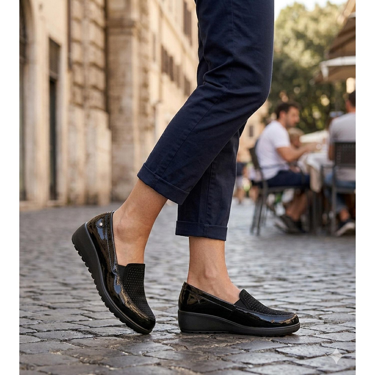 Mocasin Abelia Negro Passer image number 4.0