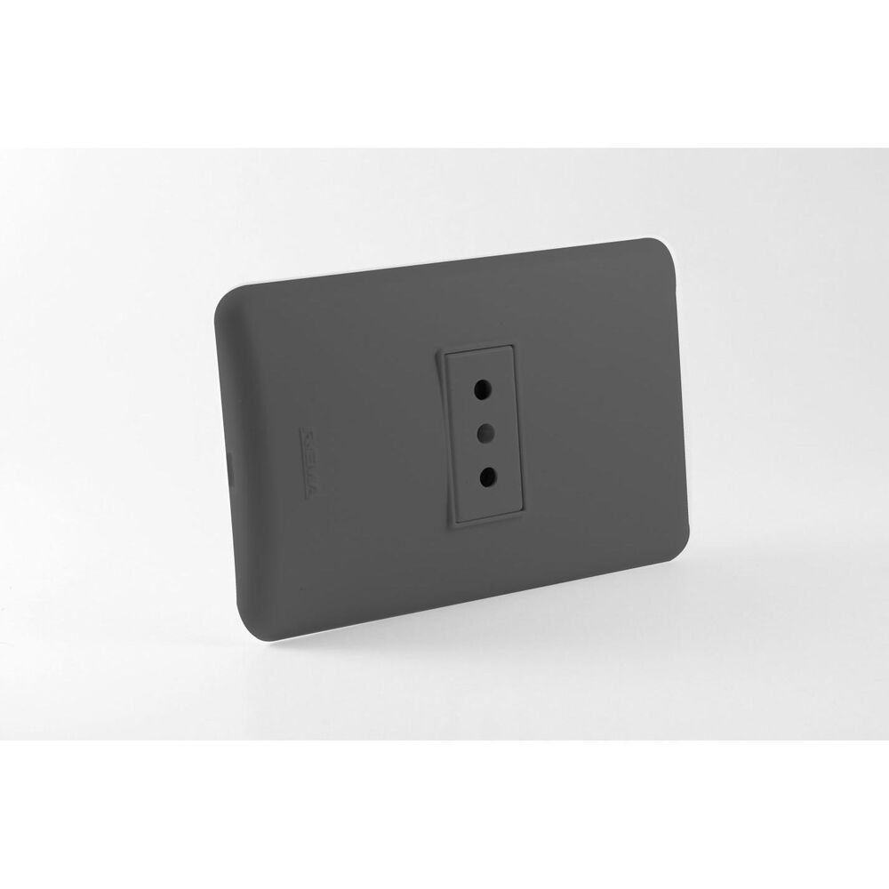 Enchufe Hembra Simple Embutido 10a Negro - Rema image number 0.0